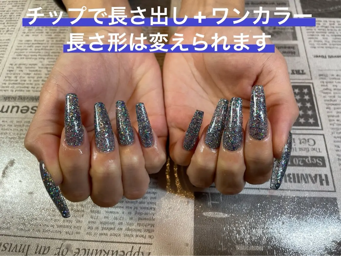 ロング ロング ハンドネイル risa .のネイルデザイン