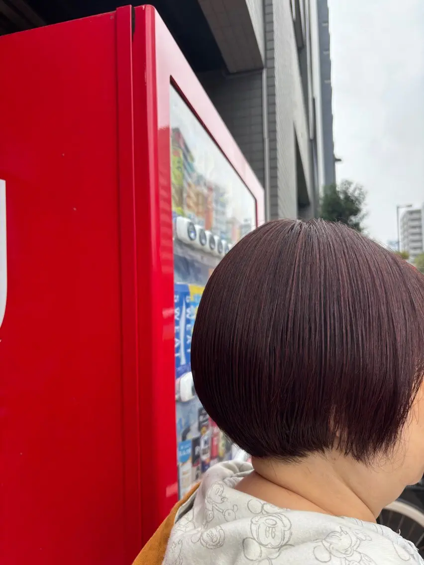 ショート カラー 🐰K+Plus🐰 まゆ🐰のヘアスタイル