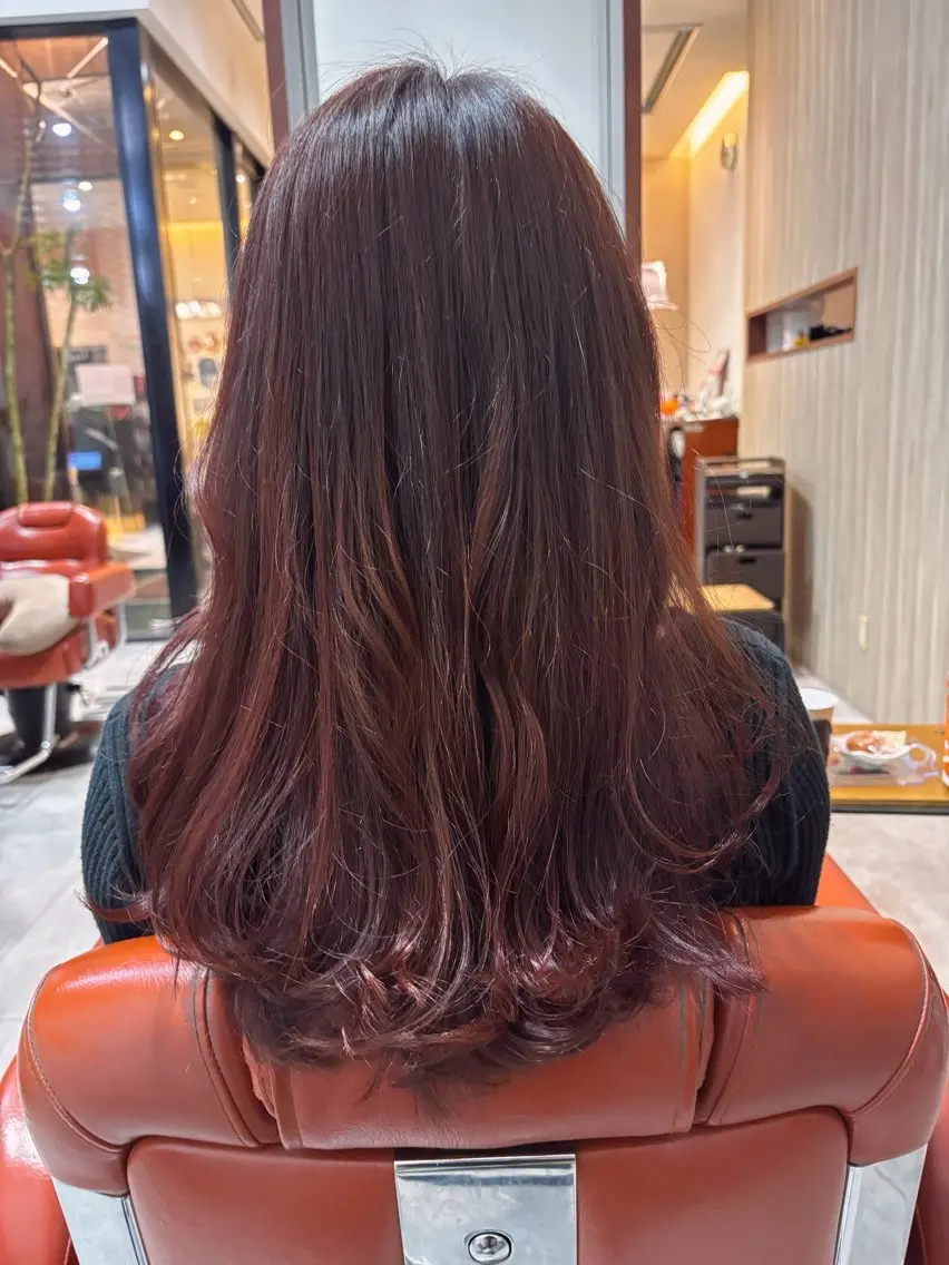 ロング カラー ブリーチ 💎髪質改善💎 村山 歩美のマツエク・マツパデザイン
