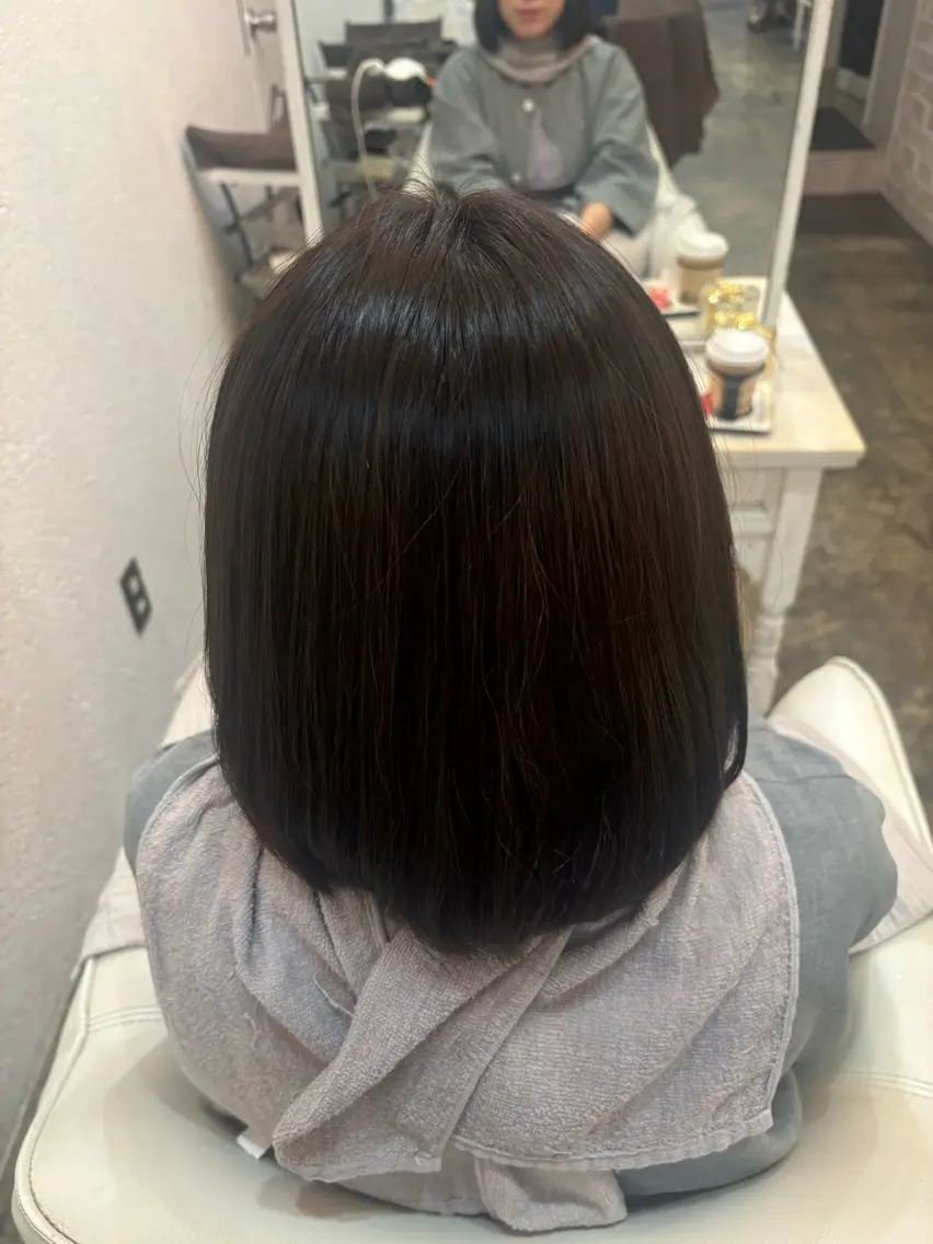 ミディアム 山﨑彩乃 🫧 髪質改善✨️のヘアスタイル