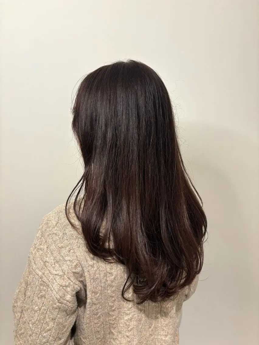 ロング カラー ブラウンカラー ピンクカラー ピンクブラウン ヘアカラー ハイライト/ 似合わせ/志賀のヘアスタイル