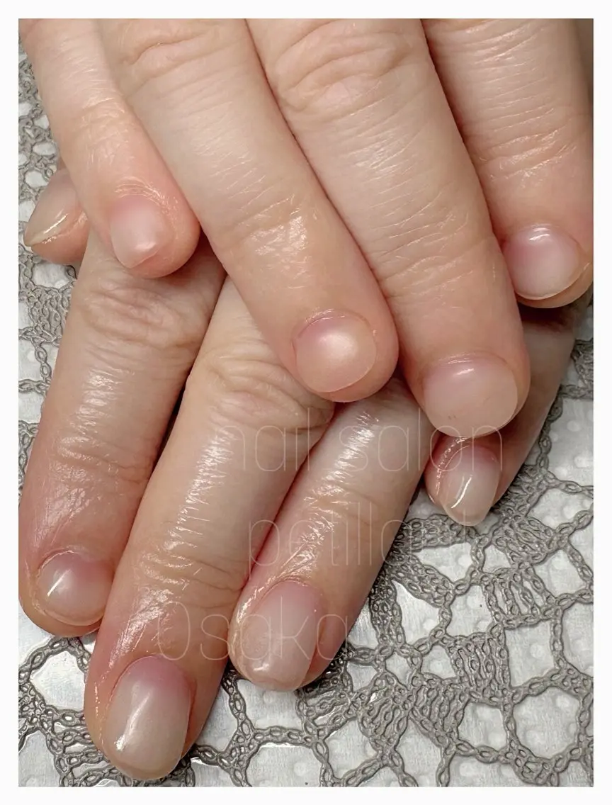 ネイル 長さ出し ハンドネイル ハンドケア nail salon petillantのネイルデザイン