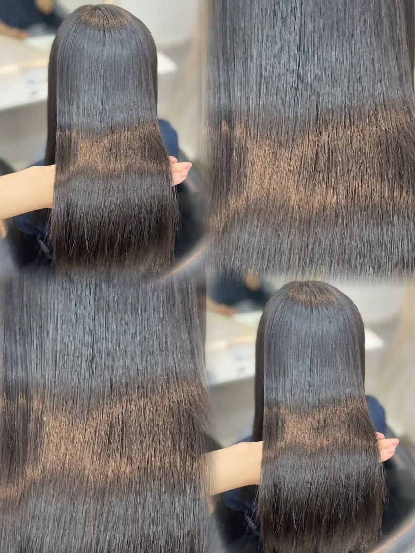 ロング カット 縮毛矯正 トリートメント 🍀みちか🍀 lovis💕大宮のヘアスタイル