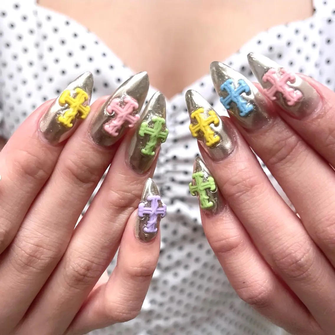 ネイル ハンドネイル 🧁fein. nana🩵のネイルデザイン
