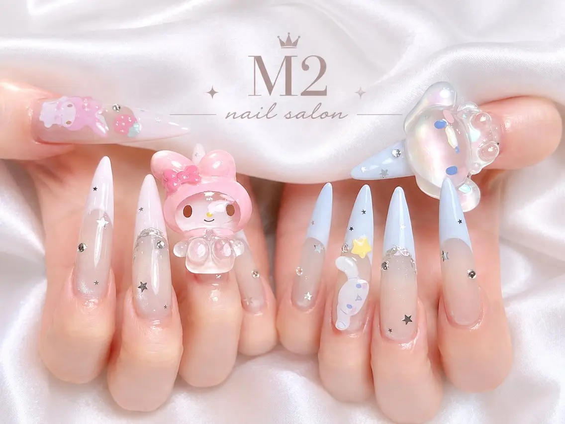 ネイル ハンドネイル 長さだし専門店 M2 rikaのネイルデザイン