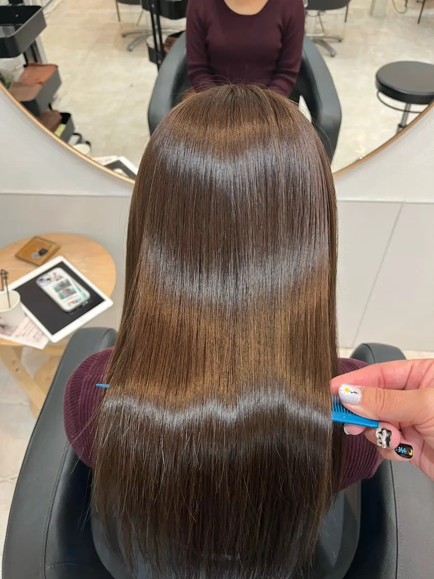カット+EANS質感再生カラー+4STEPプラントプレックスTRの写真