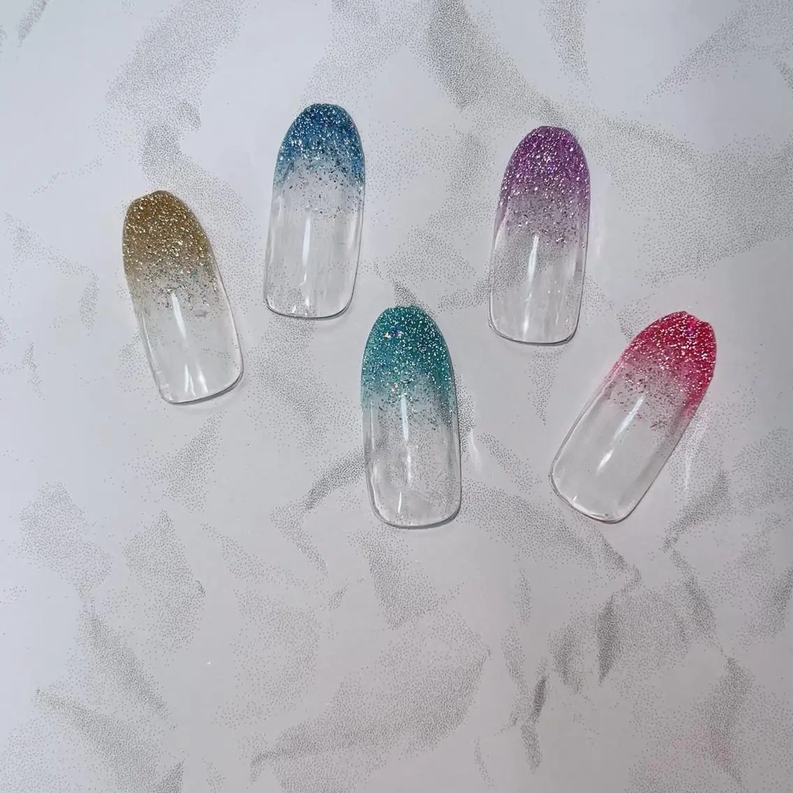 ネイル フラッシュネイル ラメ(グリッター) ラメグラデーション ハンドネイル nail salon R'sのネイルデザイン