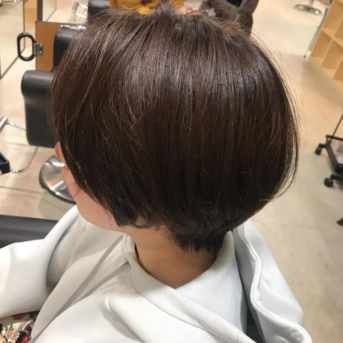 ショート ハイライト ショートヘア カット ヘアカラー ヤマシタ ミサキのヘアスタイル