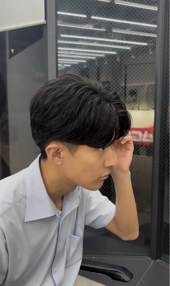 カット+ニュアンスパーマの写真