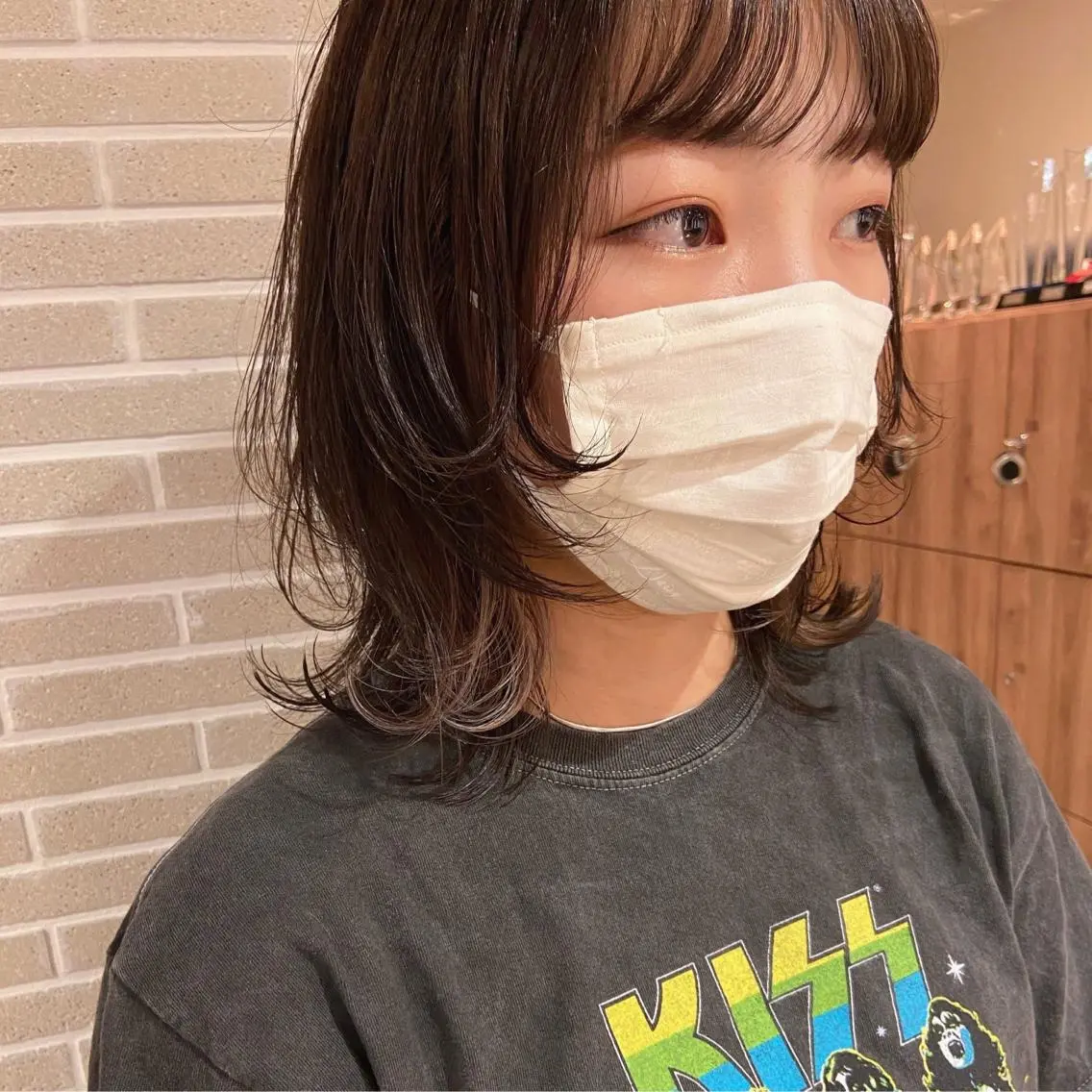 ミディアム カマチョ タイスのヘアスタイル