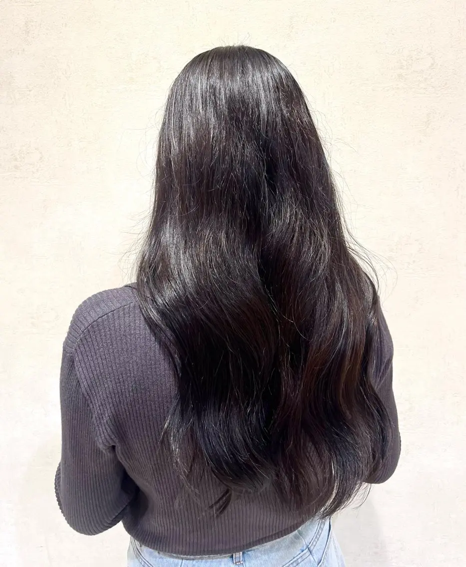 ロング カラー ヘアカラー 中山 結愛のヘアスタイル