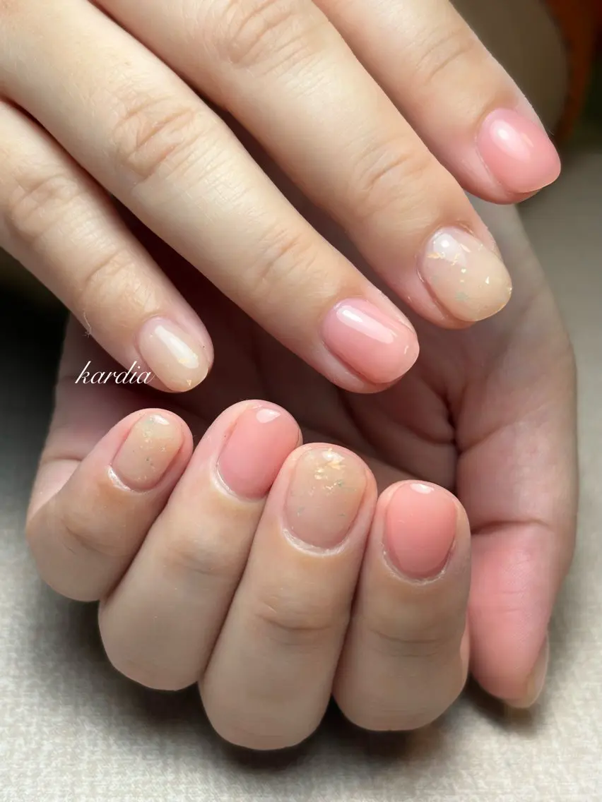 ネイル ハンドネイル καρδιά -ｶﾙﾃﾞｨｱ-のネイルデザイン