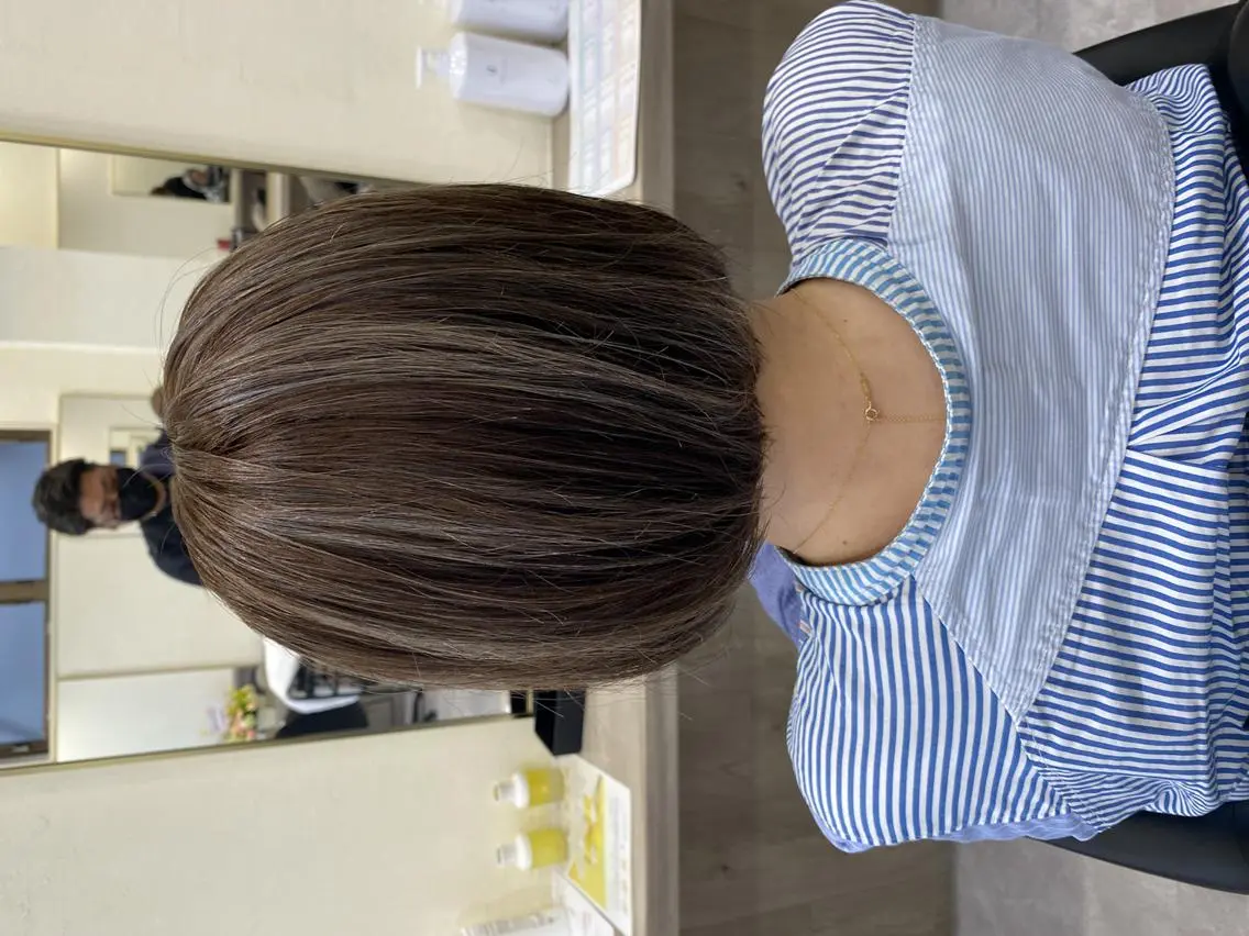 ミディアム カラー 田中拓人/ ハイライト/髪質改善のヘアスタイル