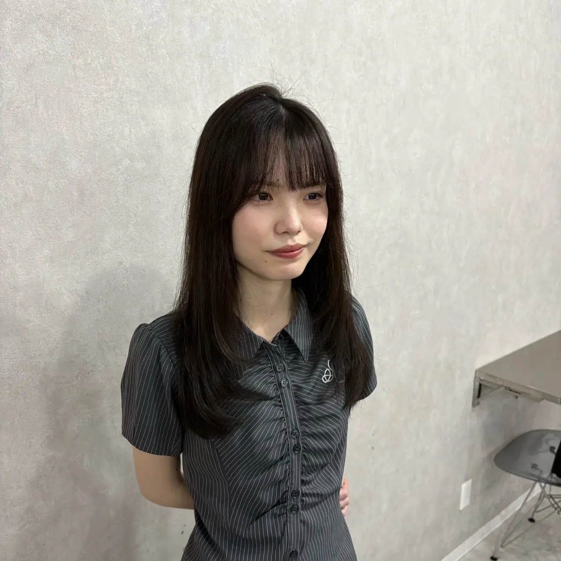 カラー ブラウンカラー ダークブラウン カット ヘアカラー レイヤー/艶カラー 梅田🦋さかそ。のヘアスタイル