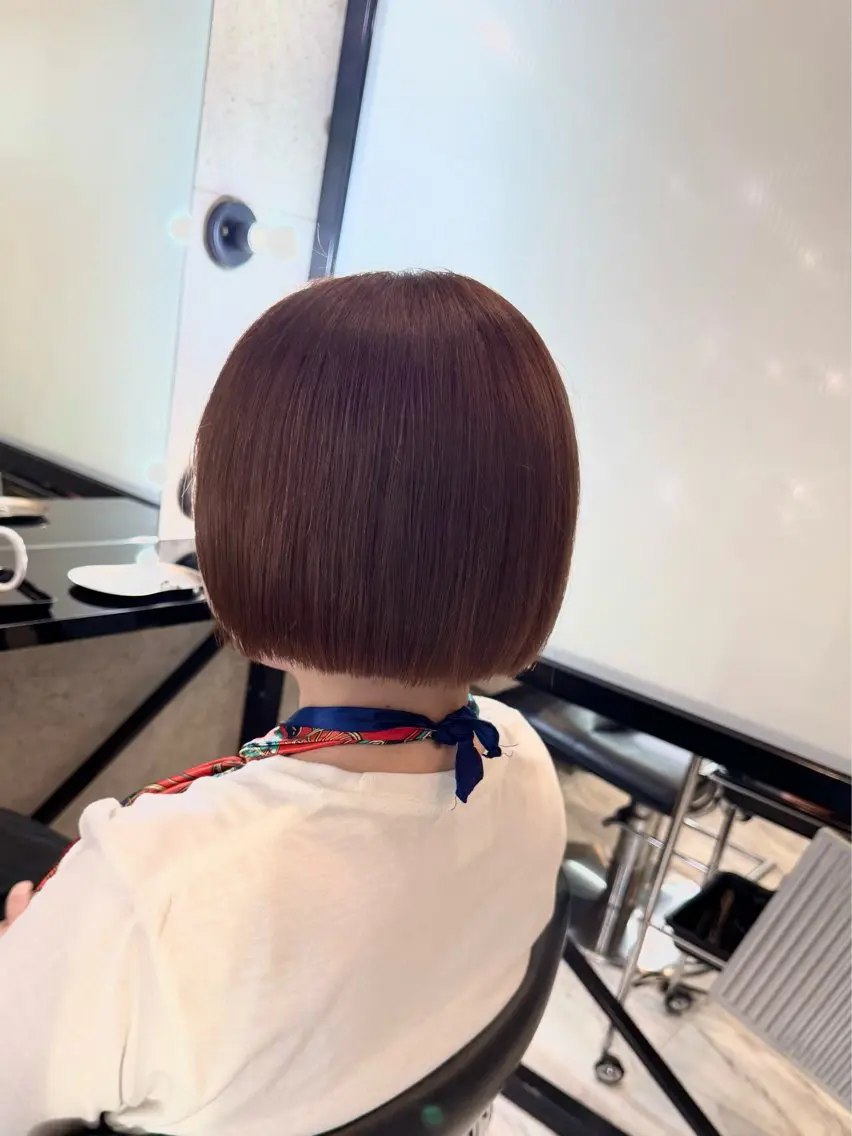 カラー ベージュカラー ブリーチ オレンジ オレンジベージュ ワダ マリのヘアスタイル