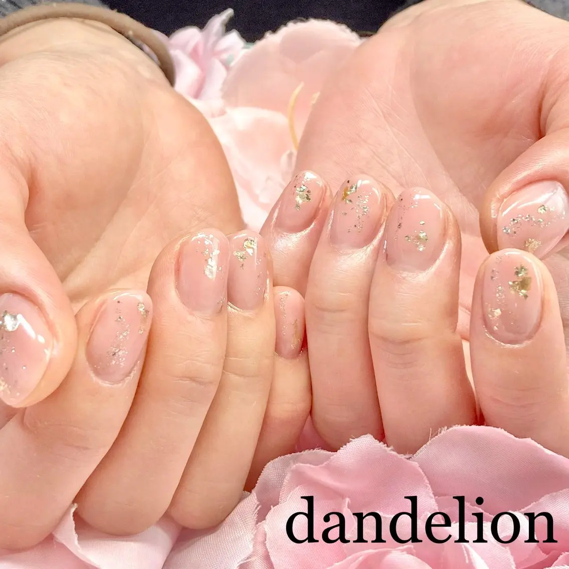 ネイル ハンドネイル ハンドケア dandelion ダンデライオンのネイルデザイン