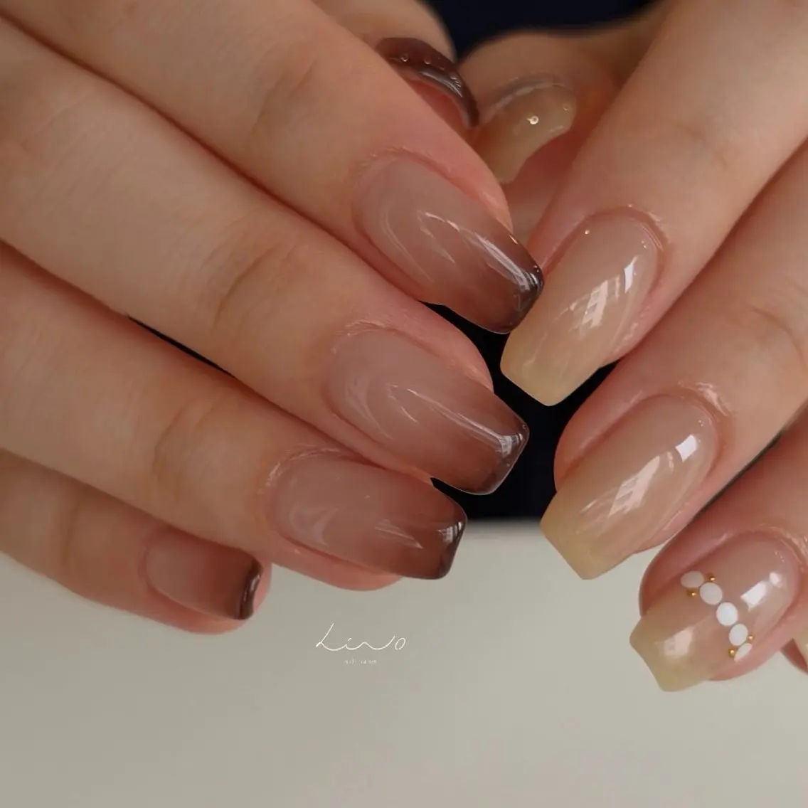 ネイル ニュアンスネイル ハンドネイル nail salon linoのネイルデザイン