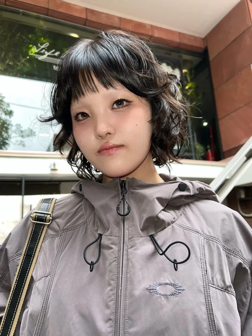 ミディアム カラー カット ヘアカラー パーマ 圧倒的デザイン力 店長🎨RENAのヘアスタイル
