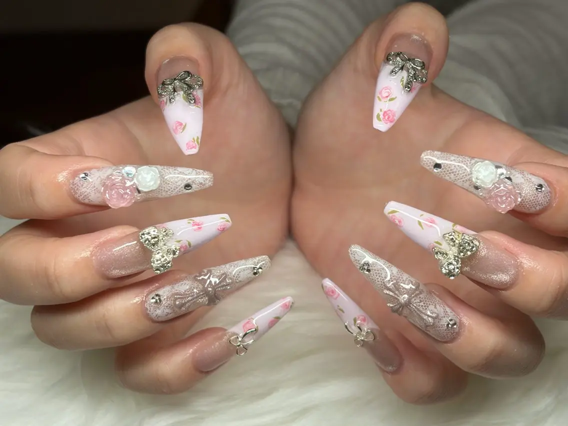 ネイル ハンドネイル 持ち込みデザイン得意 /長さだし可✨RUIのネイルデザイン