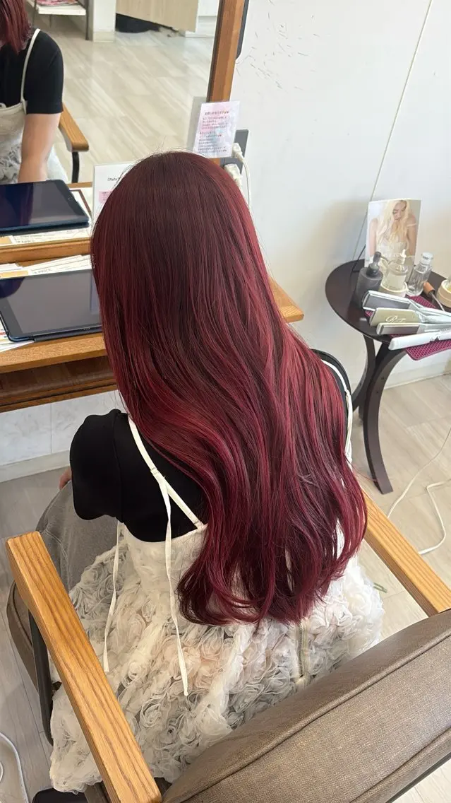 ロング カラー 透明感カラー 🫧おおにし みか🫧のヘアスタイル