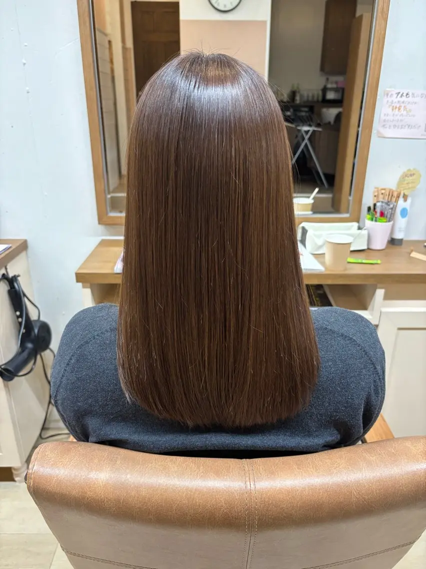 カラー ヘアカラー little 福岡 ruca‎𖤐のヘアスタイル