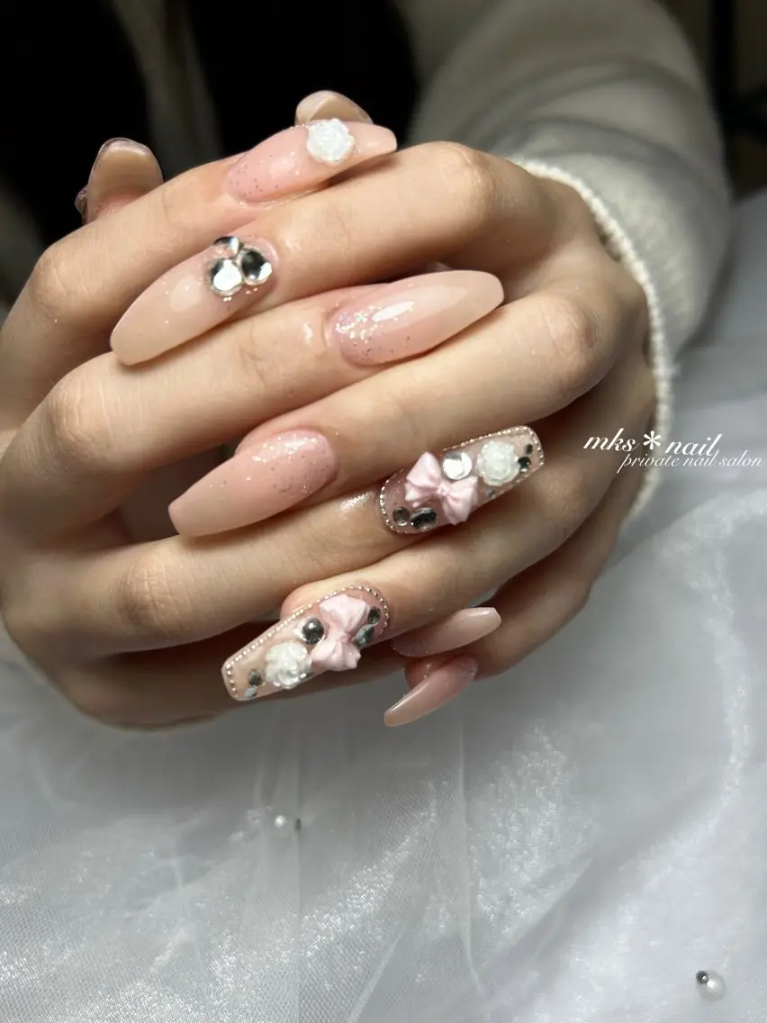 ネイル mks＊nail //  枚方長尾のネイルデザイン