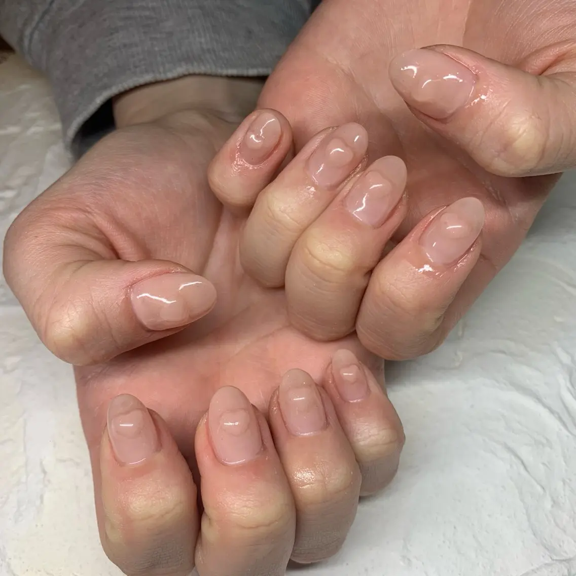 ネイル ハート 赤色 スカルプネイル シンプルネイル バレンタイン happiness nailのネイルデザイン