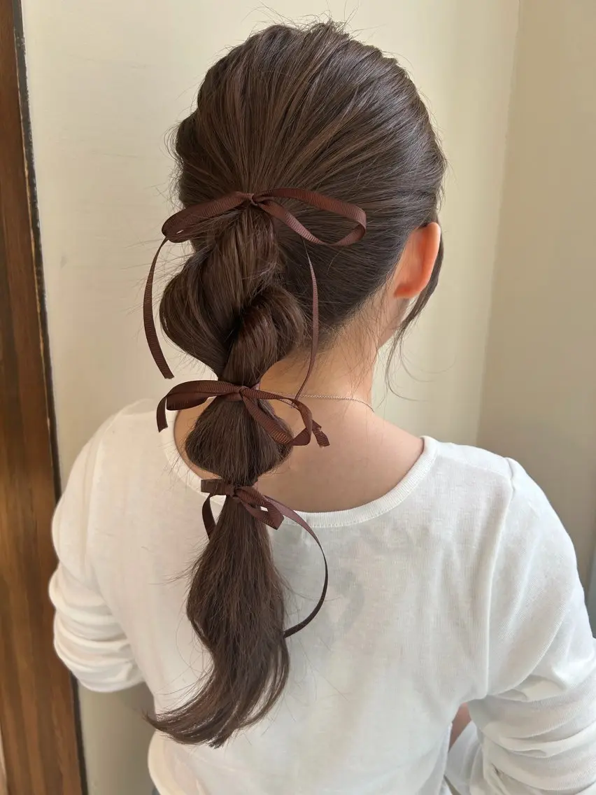 ロング ヘアアレンジ ヘアセット 🎀大竹美侑/顔まわ りカット/レイヤーのヘアスタイル