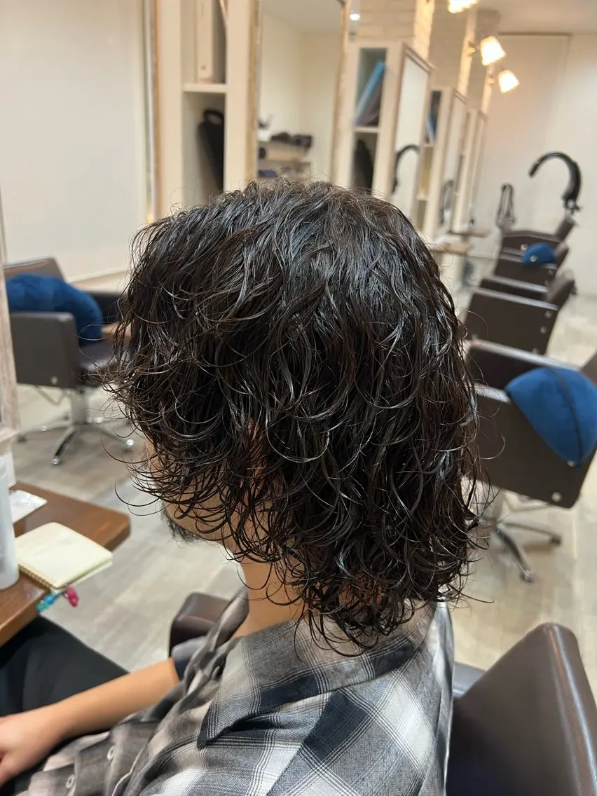 ミディアム ミディアムパーマ 白田 妃美希のヘアスタイル