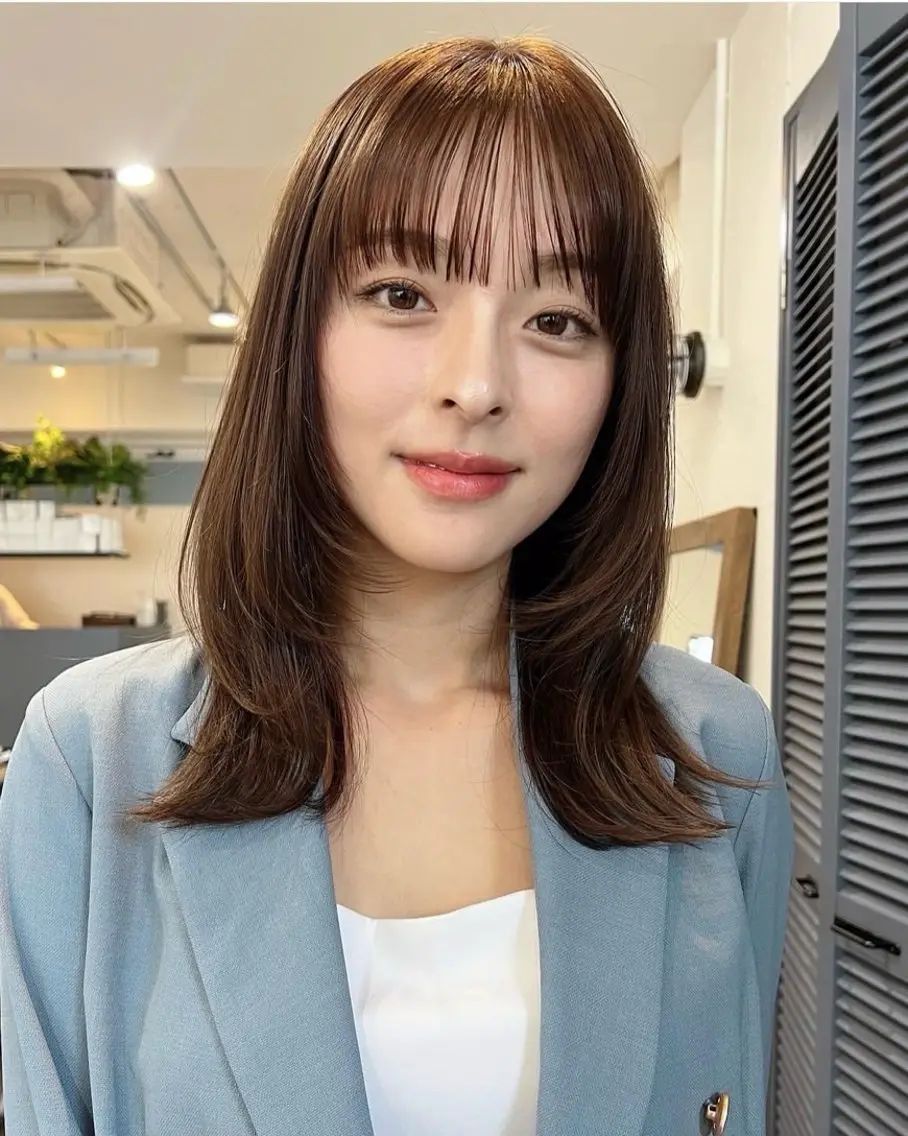セミロング 無料カット/ ショート特化/表参道のヘアスタイル
