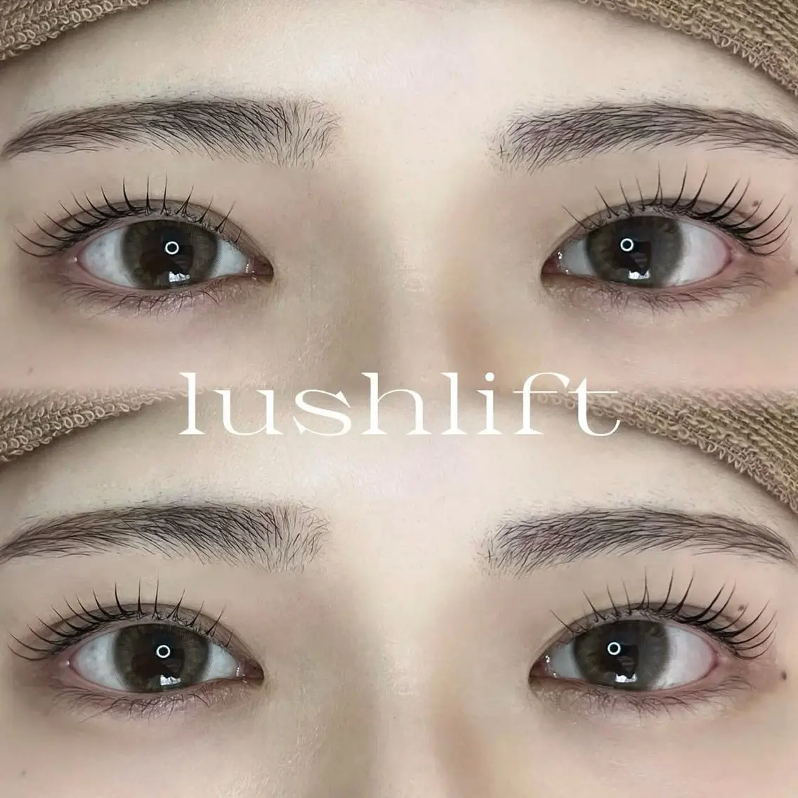 💟《Setがお得》束感まつげパーマ×美眉アイブロウスタイリング(wax+眉カット+メイク)💟間引きなしの写真