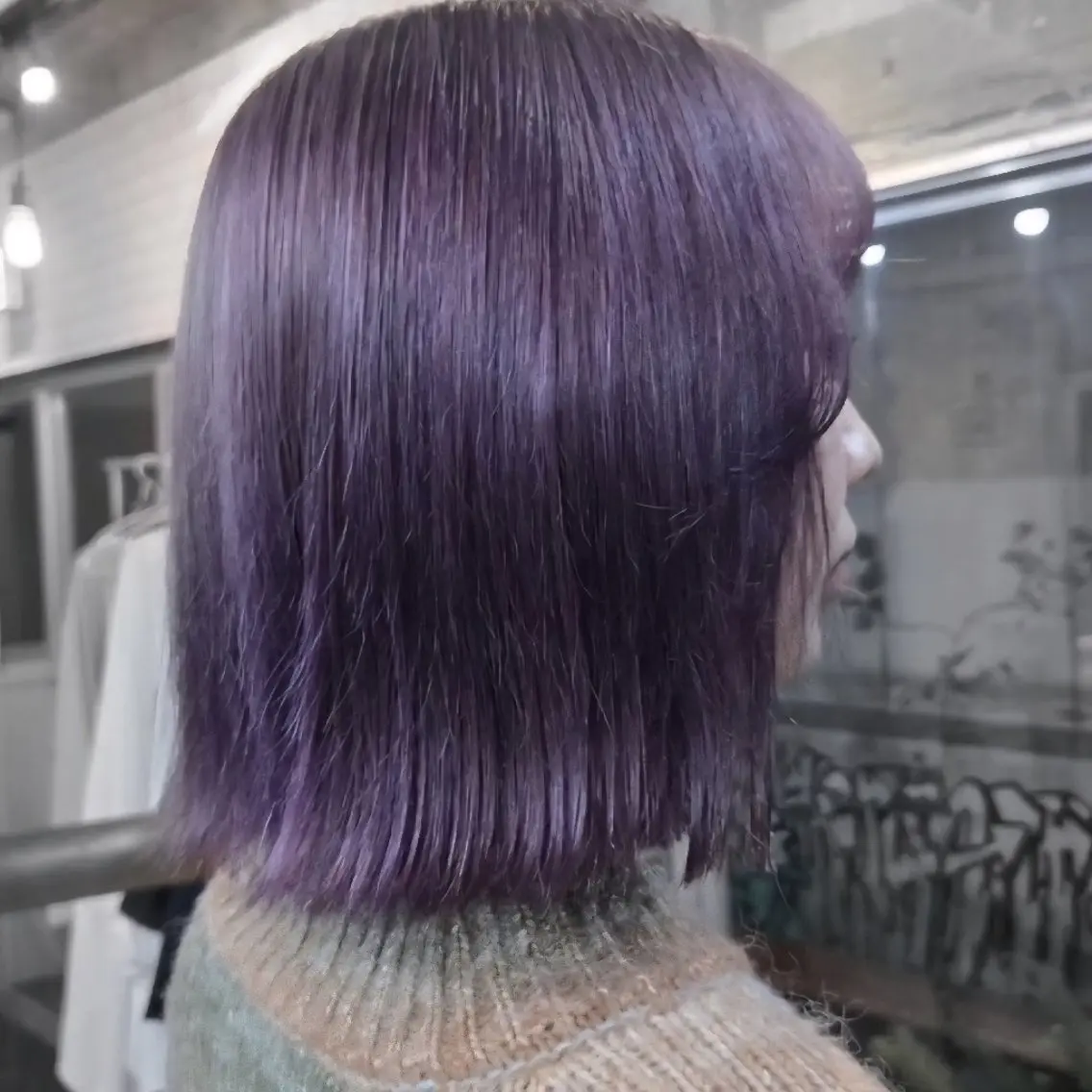 カラー 艶髪縮毛矯正×透明感 カラー◎mikuのヘアスタイル