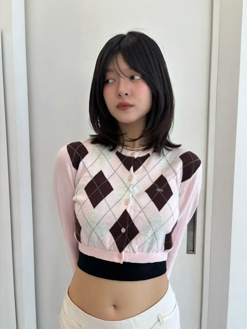 ミディアム カラー ミディアムレイヤー レイヤーカット カット ヘアカラー トリートメント レイヤーカット🎀 kanaのヘアスタイル