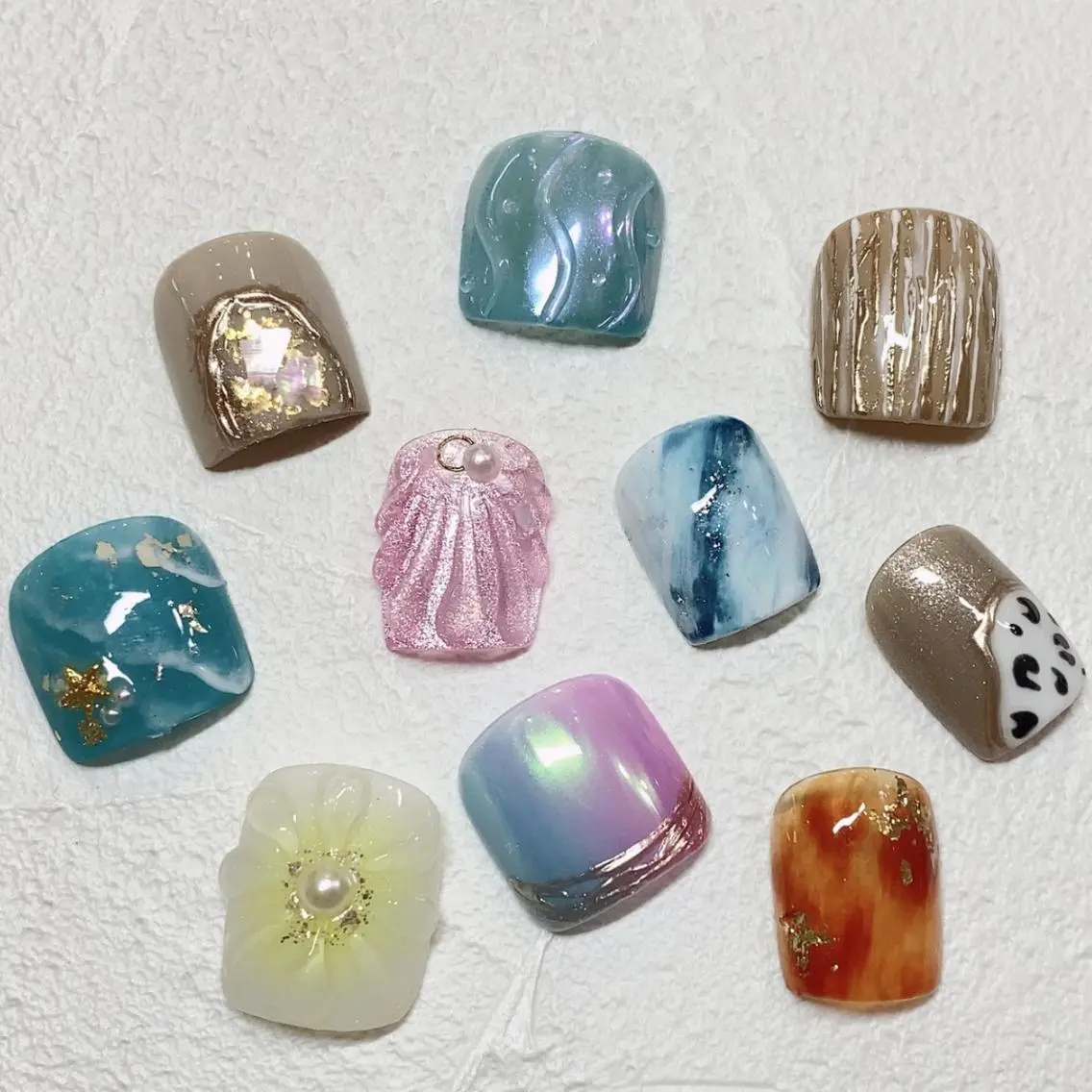 ネイル アートネイル フットネイル ネイリスト Yuのネイルデザイン