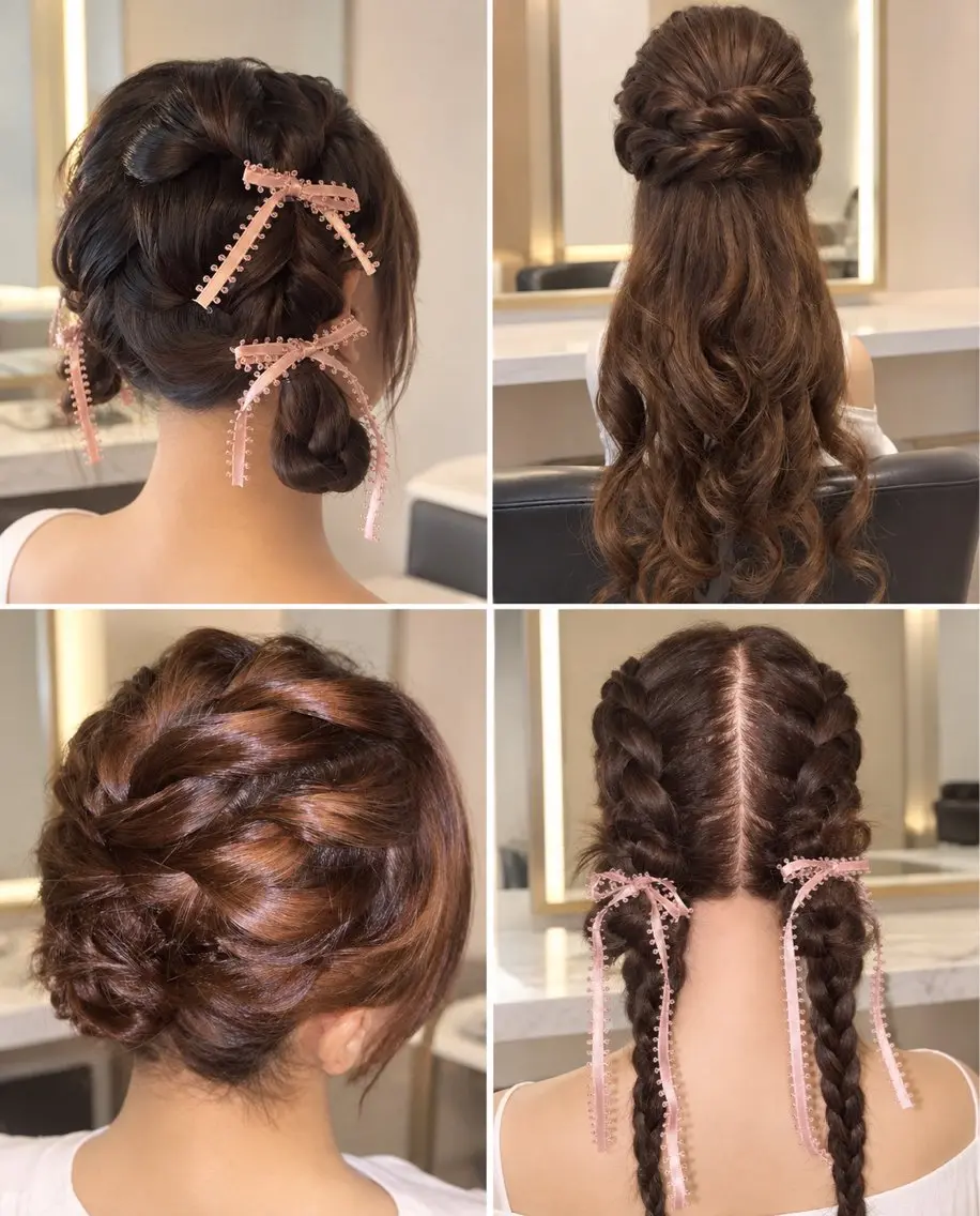 ヘアセット+メイクの写真