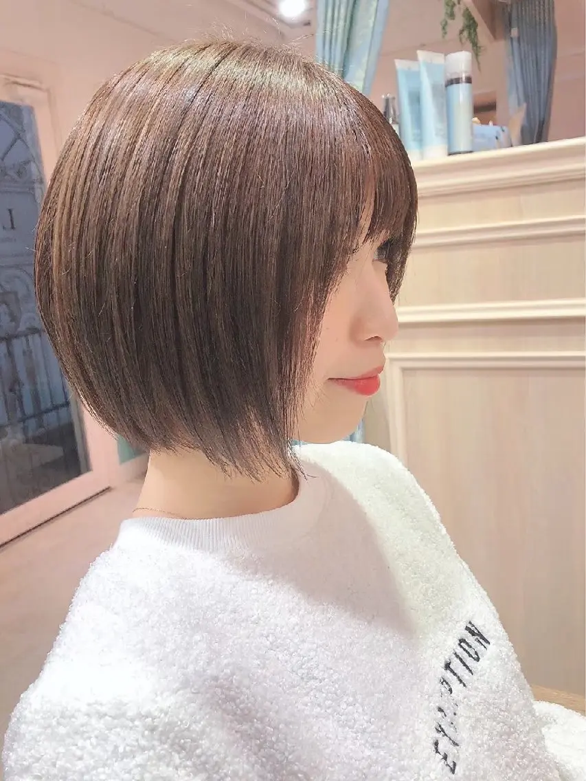 ショート ショートボブ ボブ 韓国風ヘア ショートヘア ✨レイヤー/韓国 /✨ヘア山下　遥のヘアスタイル