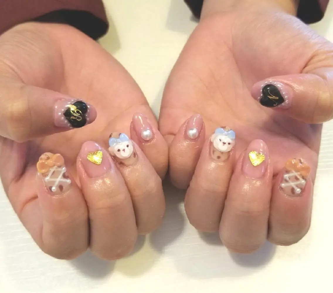 ネイル アートネイル 持ち込み nijiiro🌈 サトウのネイルデザイン
