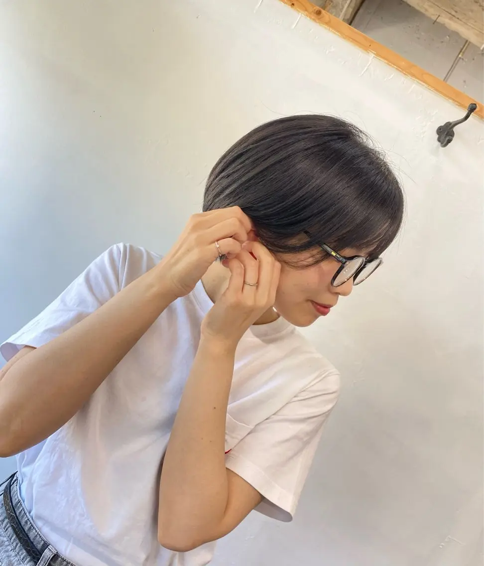 ショート 丸みショート ショートヘア カット 【nook’】 maiのヘアスタイル