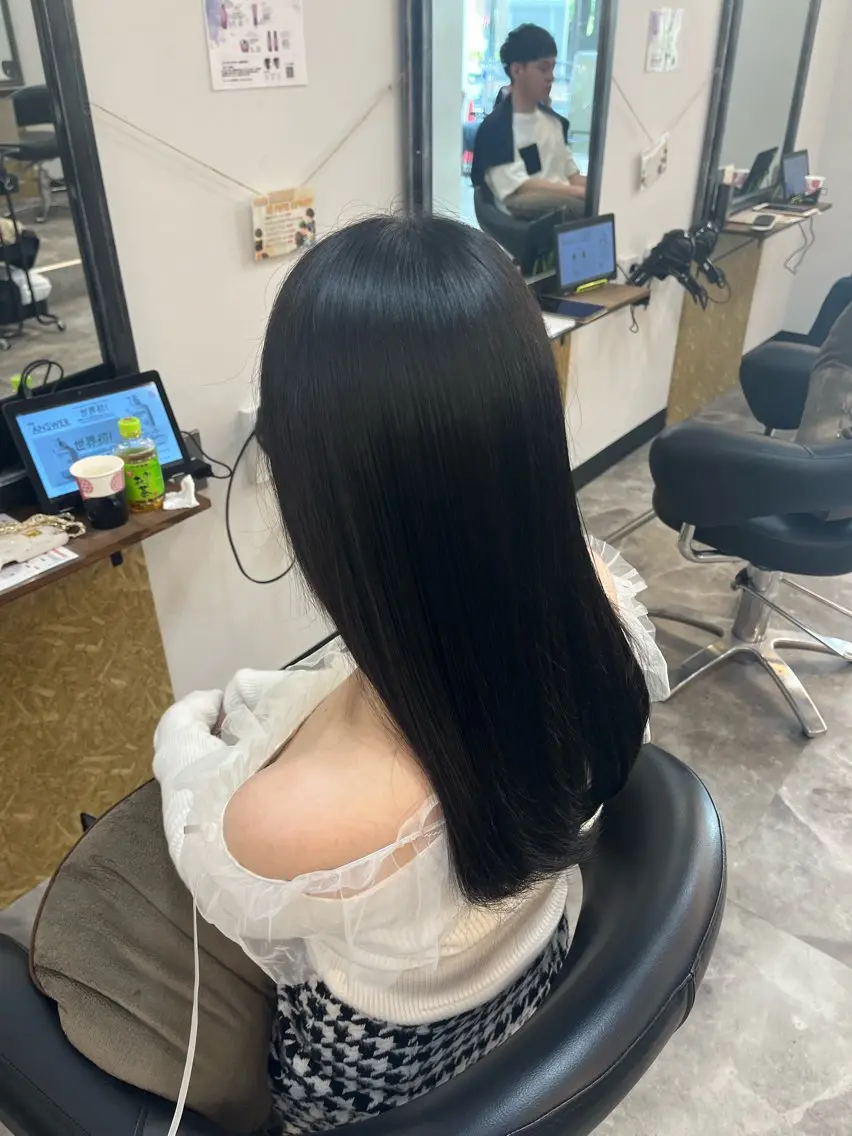 【ご新規様の80%以上が選ぶ🍀】🫧似合わせカット+透明感フルカラー🫧ウルフ/ボブ/メンズカット等もOK︎💕︎︎の写真