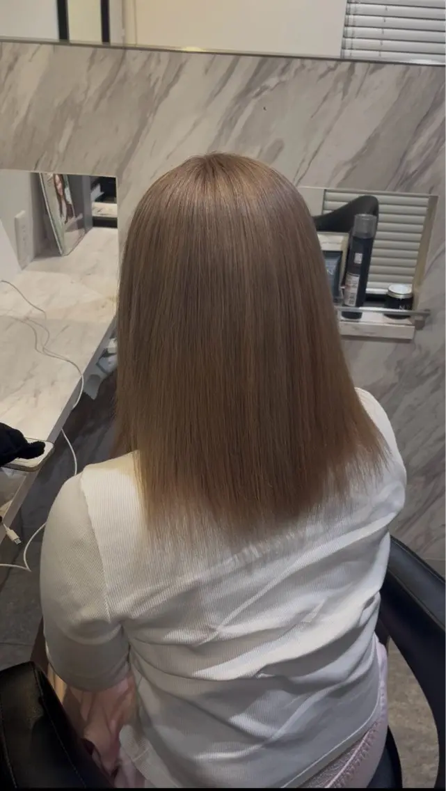 🎀営業後限定🎀ダブルカラー➕シャンプー&ブローの写真