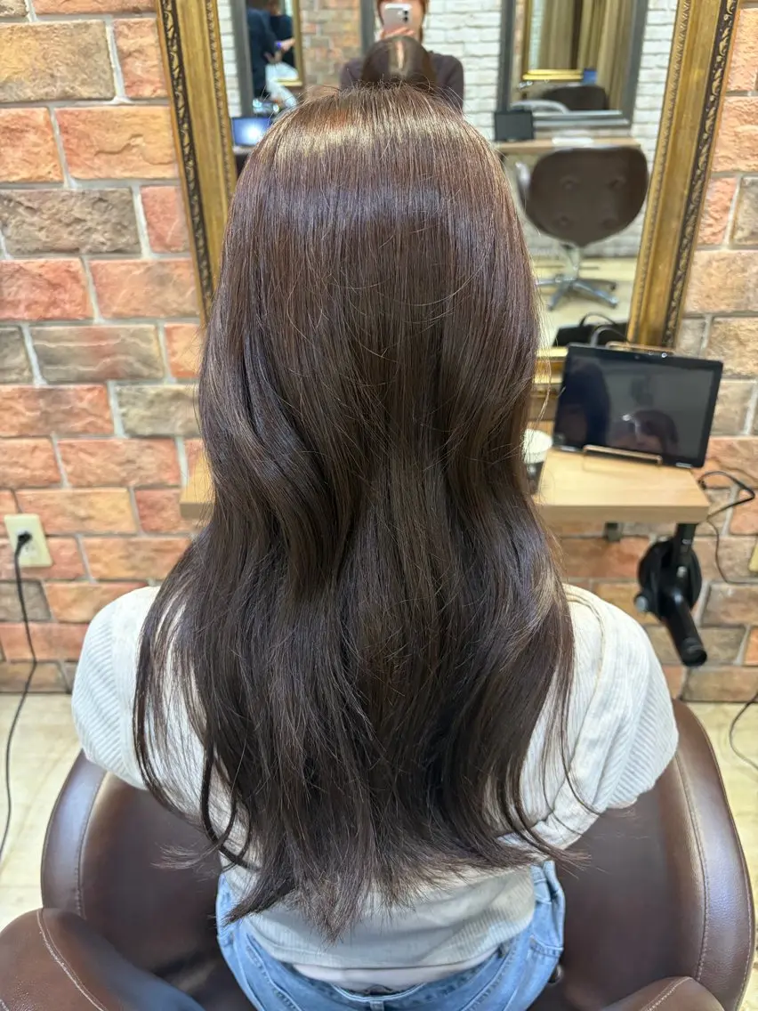ロング カラー 💛透明感カラー✩⡱ nanakoのヘアスタイル