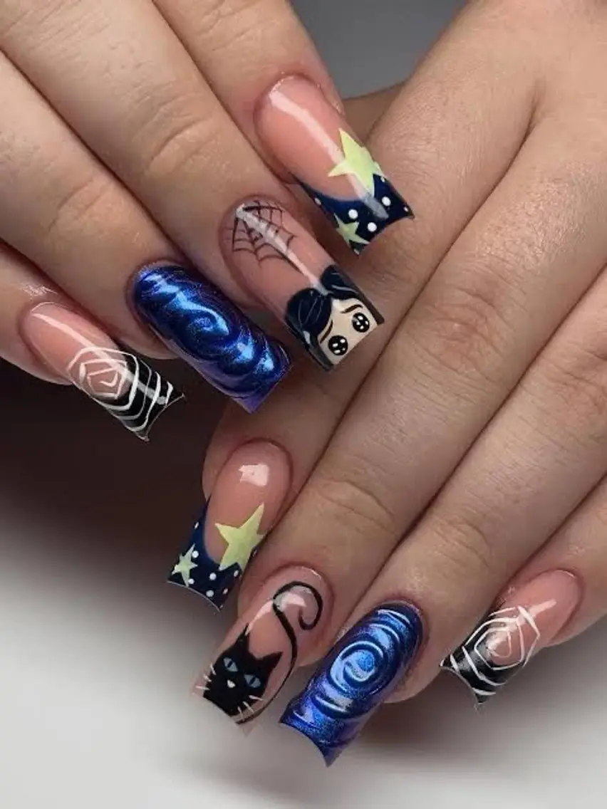 ハロウィンネイル🎃💅👻(長さだし無料)の写真