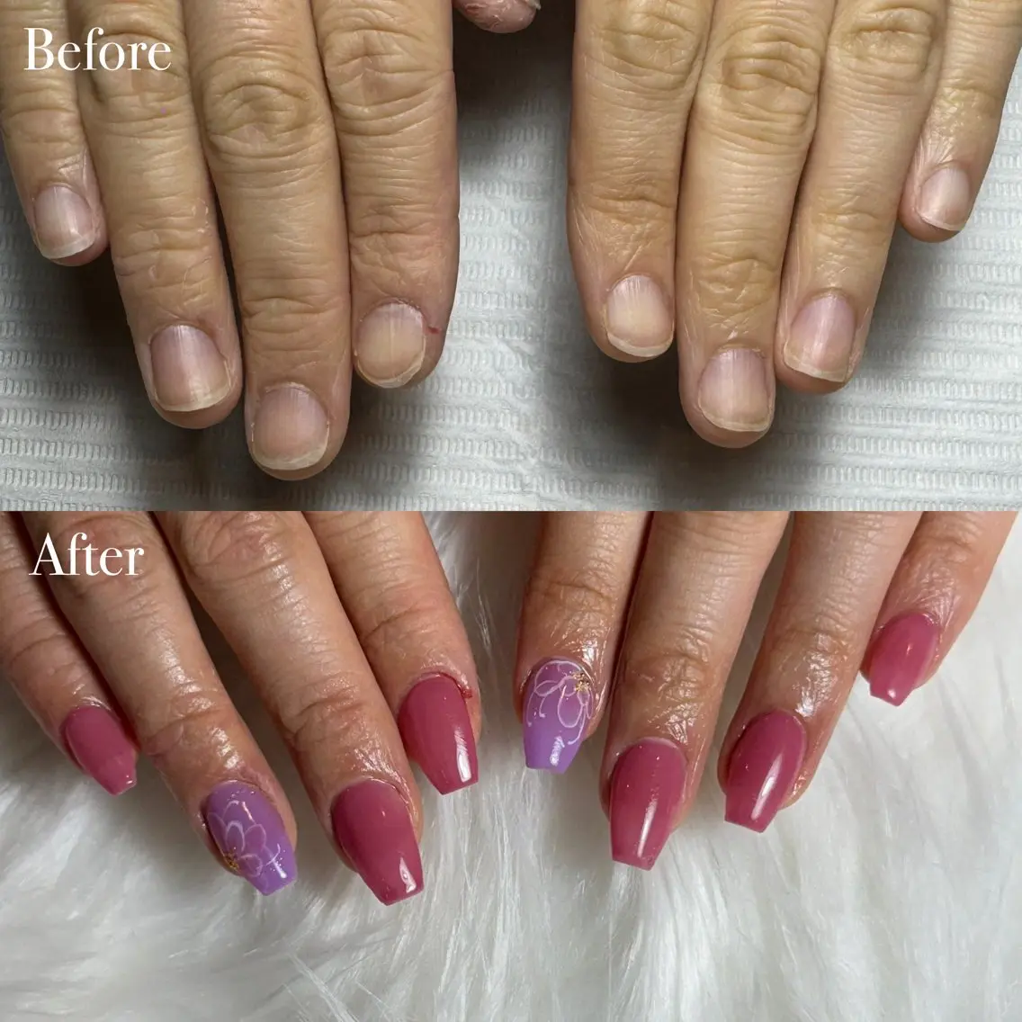 ネイル 長さ出し ジェルネイル ロングネイル ワンカラーネイル ピンク NailTailor ネイルテイラーのネイルデザイン