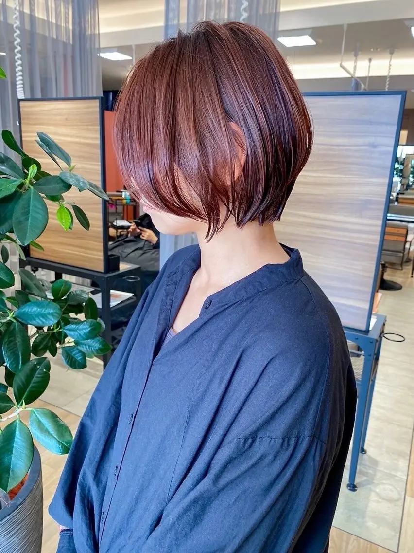 ショート 奥川拓哉/倉敷/中庄 /髪質改善/レイヤーのヘアスタイル