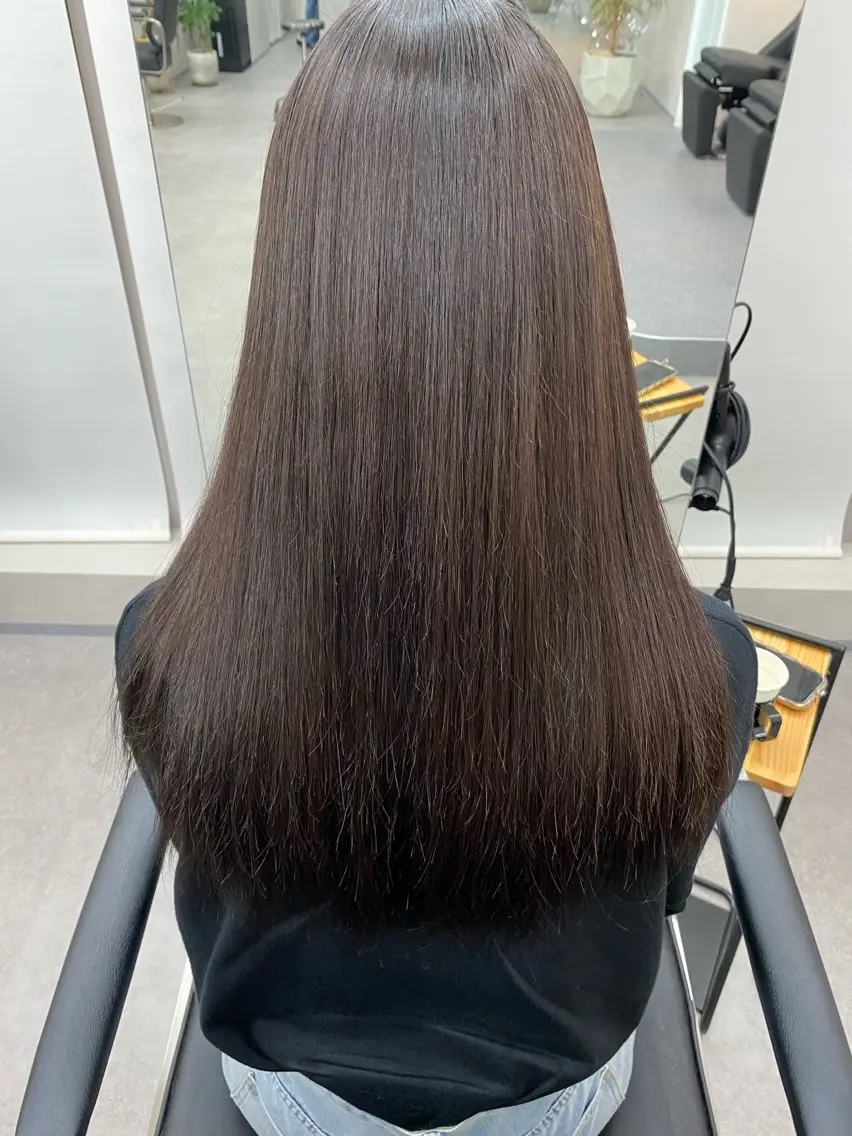 セミロング パーマ 縮毛矯正 🌼似合わせカラー / Misaki🌼のヘアスタイル