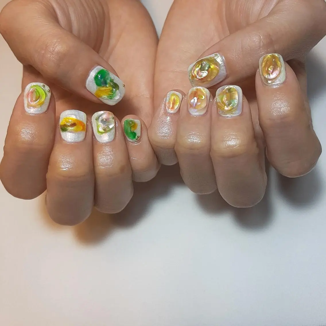 ネイル ニュアンスネイル 平尾駅前/持込み専門 /owlnailのネイルデザイン