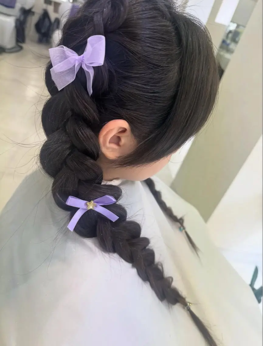 キッズ タカハシ リナのヘアスタイル