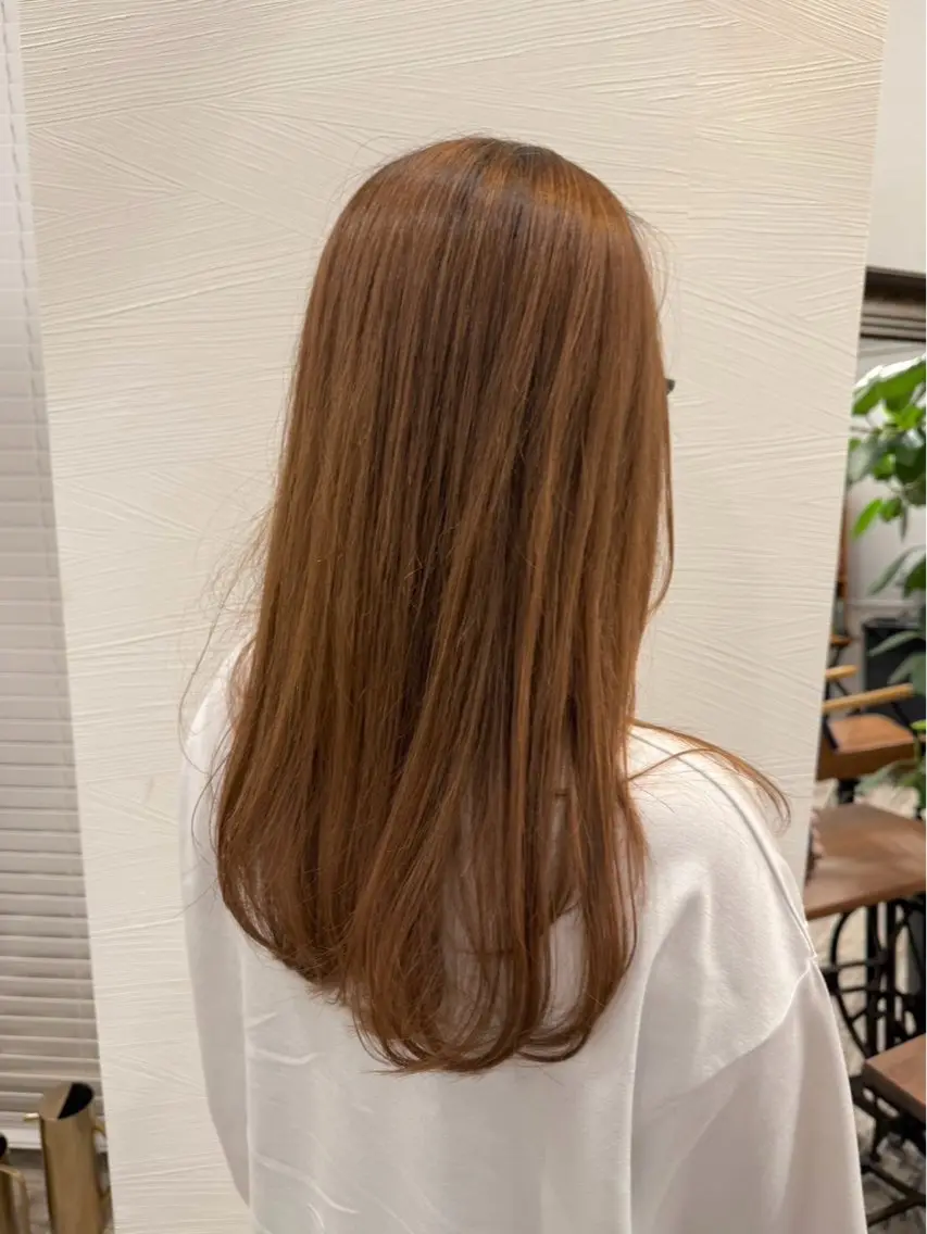 ロング カラー カット MAI🌸 韓国風style🫧のヘアスタイル