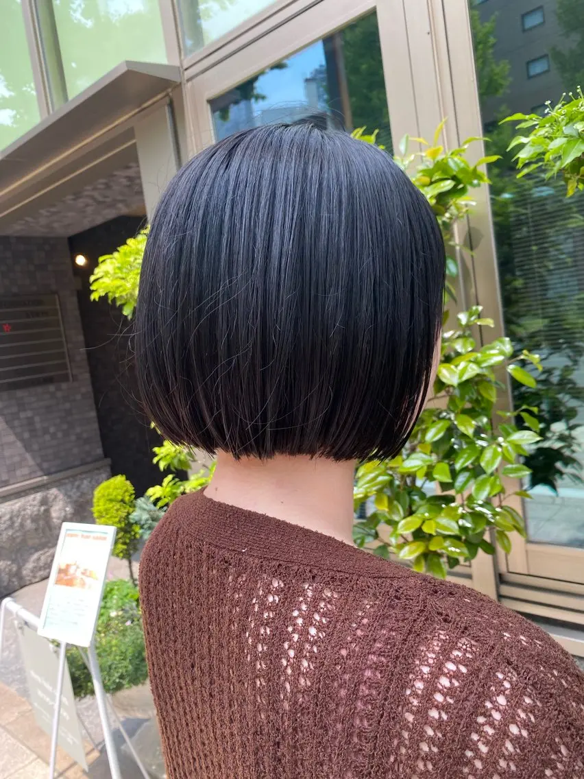 ショート ボブ 伊藤 優花のヘアスタイル