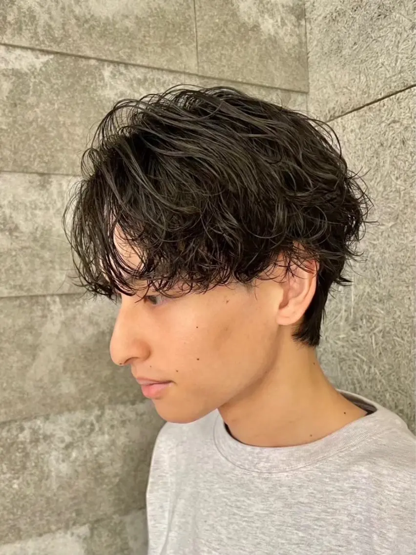 メンズ 三田 真穂のヘアスタイル
